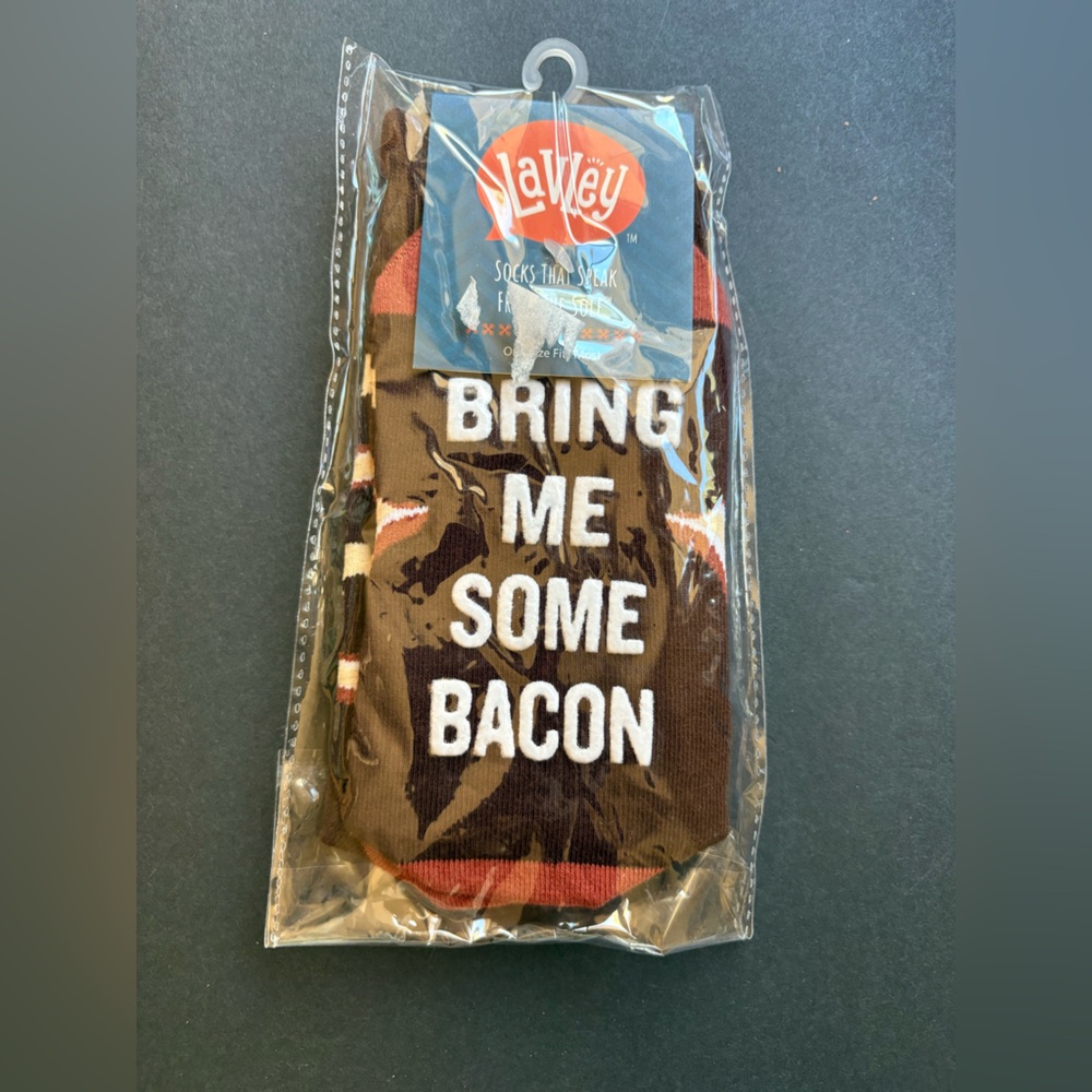 Lavley Brown Novelty Socks